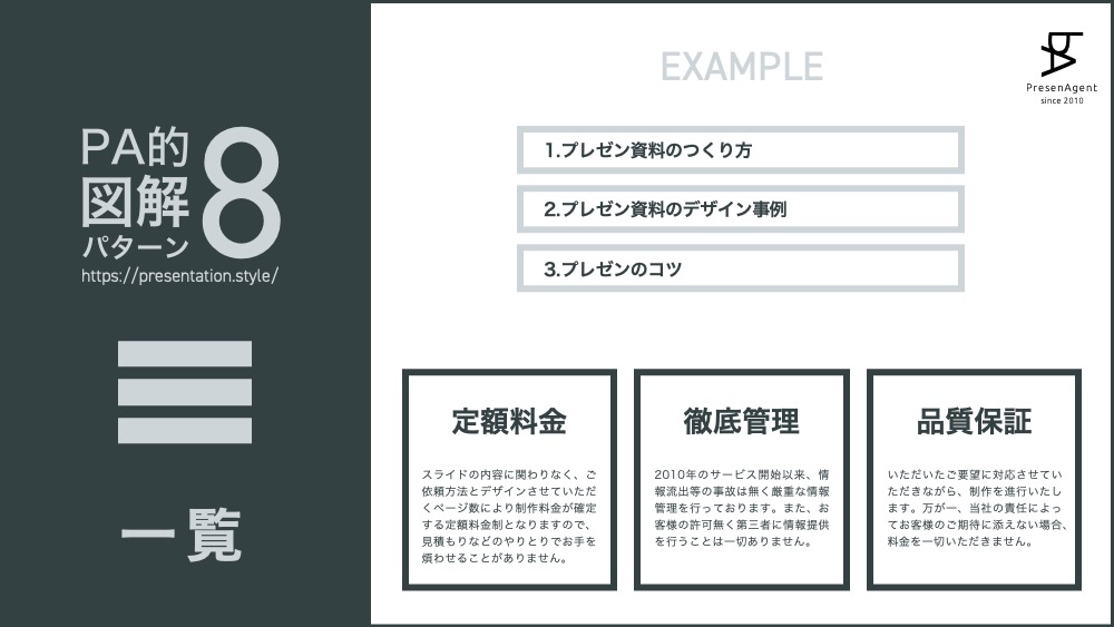 パワーポイント図解パターン8
