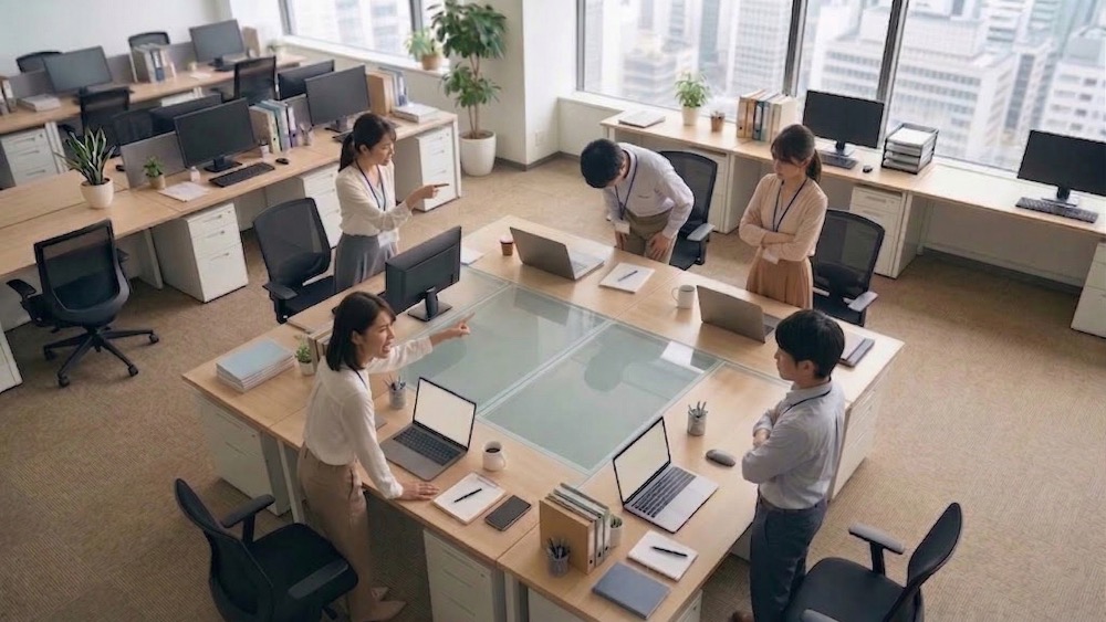 批判されるビジネスパーソン